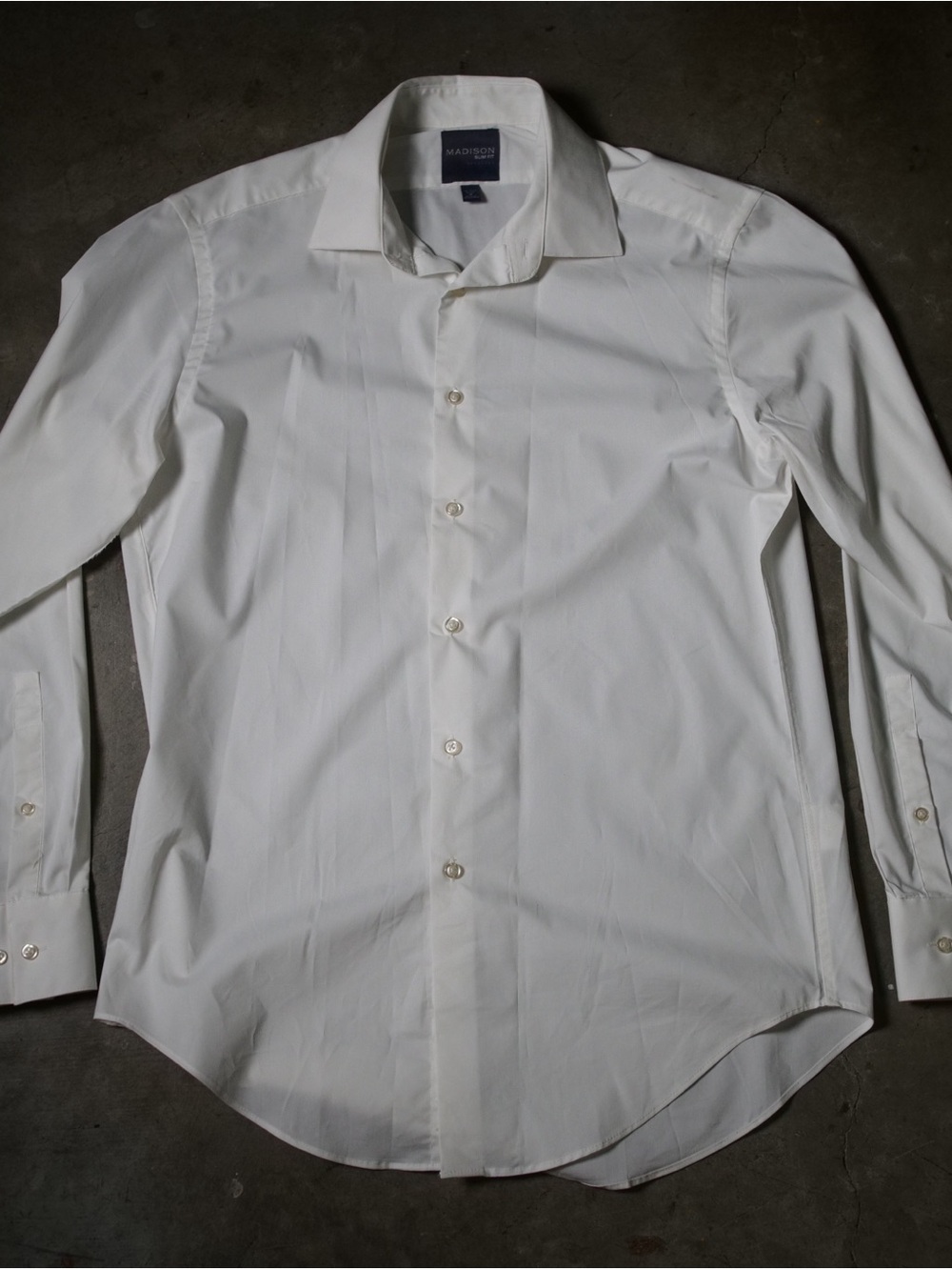Madison Men’s Dress Shirt Button Down Slim Fit